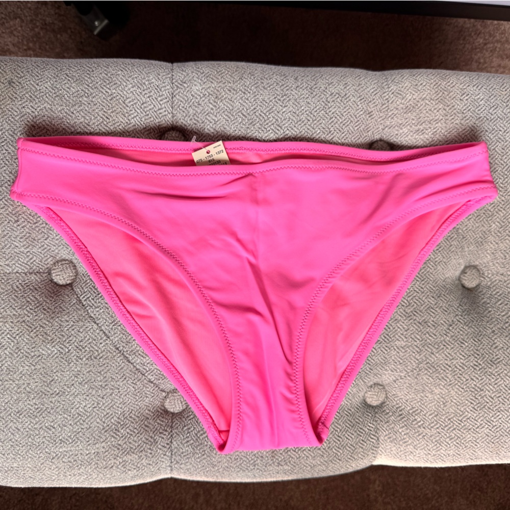 Aerie Womens Bikini Bottom Swim Bathing Suit Hot Pink Size M Medium